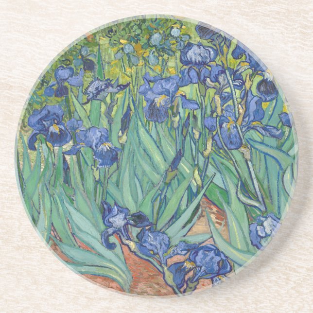 Irises by Van Gogh Coaster (Front)