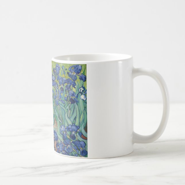 Irises by Van Gogh Coffee Mug (Right)