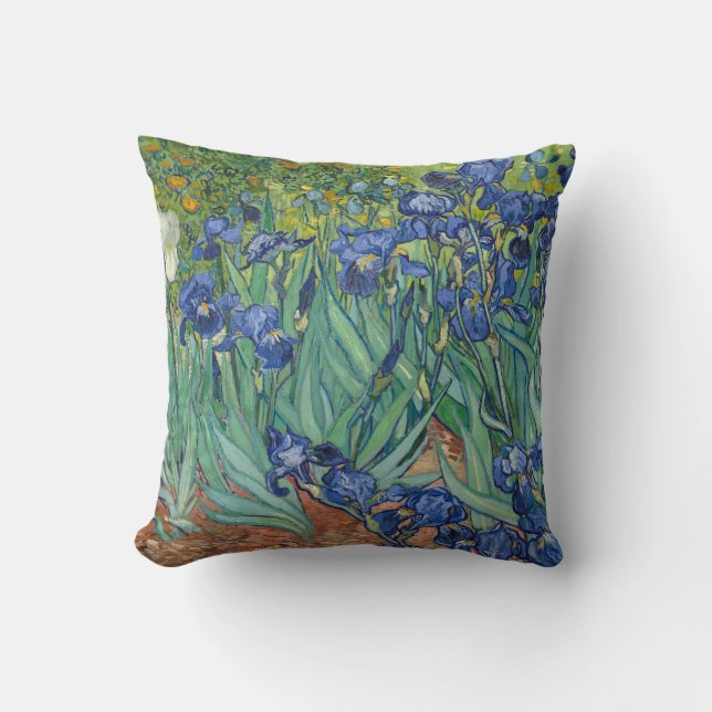 Irises by Van Gogh Cushion (Front)