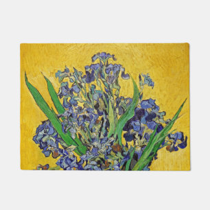 Irises by Van Gogh Doormat