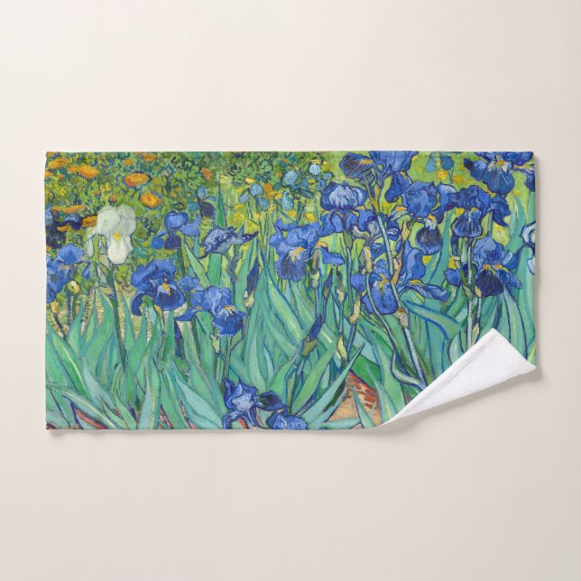 Irises by Van Gogh Hand Towel (Hand Towel)