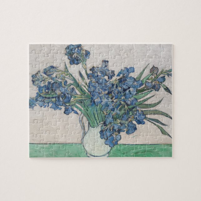 Irises, by van Gogh:  Jigsaw Puzzle (Horizontal)