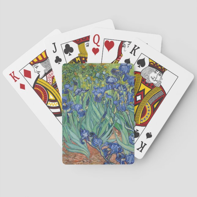 Irises by Van Gogh Playing Cards (Back)