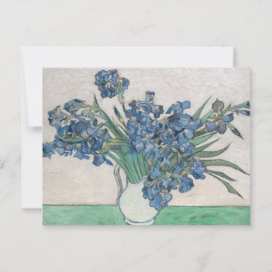 Irises by van Gogh:  Postcard