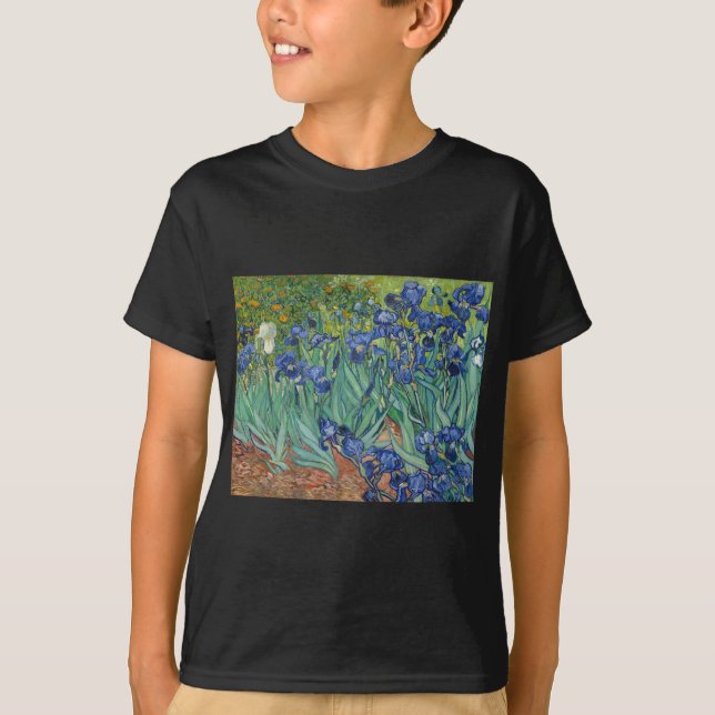 Irises by Van Gogh T-Shirt (Front)