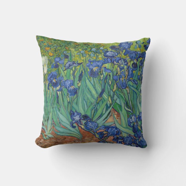 Irises by Vincent Van Gogh 1889 Cushion (Front)