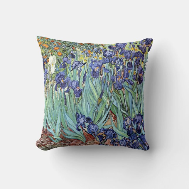 Irises by Vincent van Gogh 1898 Cushion (Front)