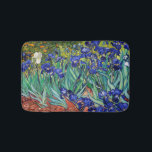 Irises by Vincent van Gogh Bath Mat<br><div class="desc">Irises by Vincent van Gogh,  1889.x</div>