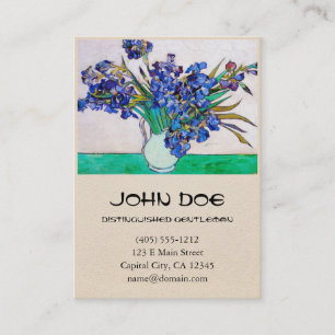 Irises by Vincent Van Gogh Business Card