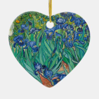 Irises by Vincent van Gogh Ceramic Ornament