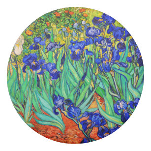 Irises by Vincent Van Gogh Eraser