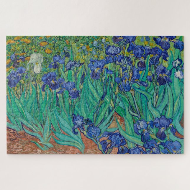 Irises by Vincent Van Gogh Jigsaw Puzzle (Horizontal)
