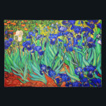 Irises by Vincent Van Gogh Placemat<br><div class="desc">Vincent Van Gogh Irises . Painted in 1889 it is one of the painting he created in Saint Paul-de-Mausole asylum in Saint-Rémy-de-Provence in France. It is an oil painting. This fine art landscape oil painting depicts a field of iris flower plants. Vincent Van Gogh was a famous artist. He was...</div>