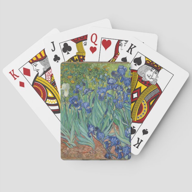 Irises by Vincent Van Gogh  Playing Cards (Back)