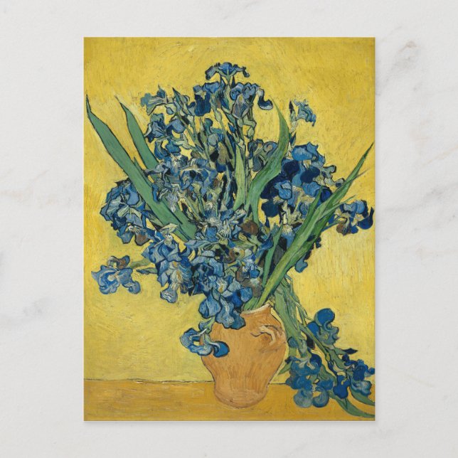 Irises by Vincent Van Gogh Postcard (Front)
