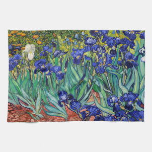Irises by Vincent van Gogh Tea Towel