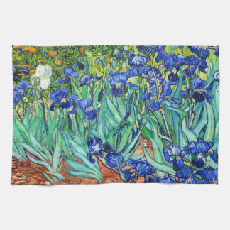 Irises By Vincent Van Gogh Tea Towel