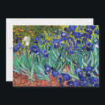 Irises by Vincent van Gogh Thank You Card<br><div class="desc">Irises by Vincent van Gogh,  1889.</div>