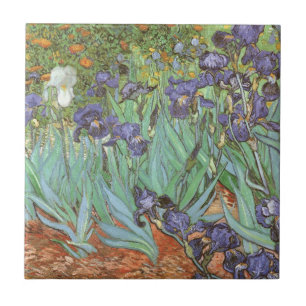 Irises by Vincent van Gogh Tile