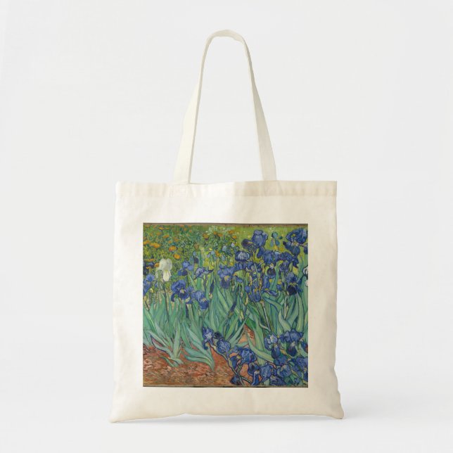 Irises by Vincent Van Gogh Tote Bag (Front)