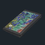 Irises by Vincent van Gogh Trifold Wallet<br><div class="desc">Irises by Vincent van Gogh,  1889.</div>