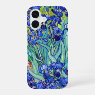 Irises by Vincent Van Gogh vibrant painting art iPhone 16 Case