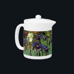 Irises by Vincent van Gogh, Vintage Garden Art<br><div class="desc">Irises (1889) by Vincent van Gogh is a vintage fine art post impressionism landscape floral painting featuring a garden with purple bearded irises growing by orange poppies. A single white iris flower is blooming at the edge. About the artist: Vincent Willem van Gogh (1853 -1890) was one of the most...</div>