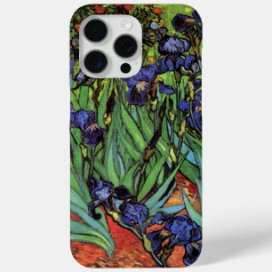 Irises by Vincent van Gogh, Vintage Garden Art iPhone 15 Pro Max Case