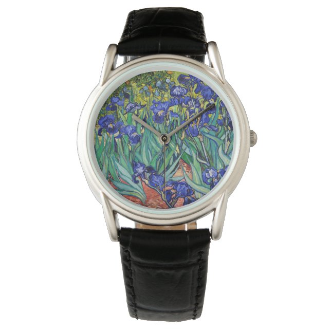 Irises by Vincent van Gogh Watch (Front)