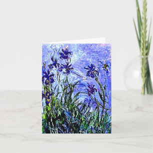 Irises Claude Monet Notecard