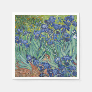 Irises, Floral Oil Painting, Vincent Van Gogh Napkin
