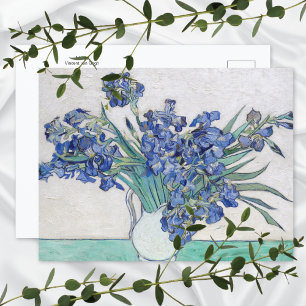 Irises Floral Vincent van Gogh Postcard