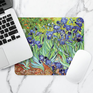 Irises Garden Landscape Vincent van Gogh Mouse Pad