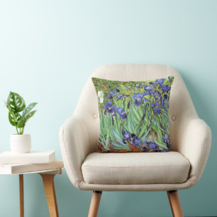 Irises Garden Vincent van Gogh Cushion