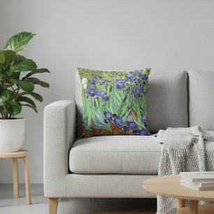 Irises Garden Vincent van Gogh Cushion