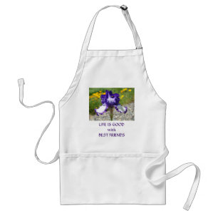 IRISES IIRS Flowers APRONS COOKING KITCHEN