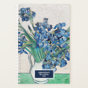 Irises In A Vase Van Gogh Painting Planner