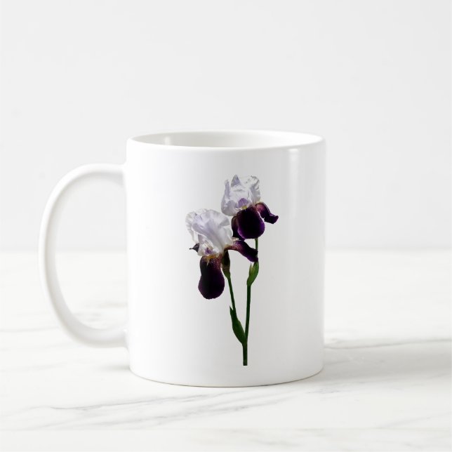 Irises in Love Coffee Mug (Left)