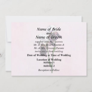 Irises in Love Invitation