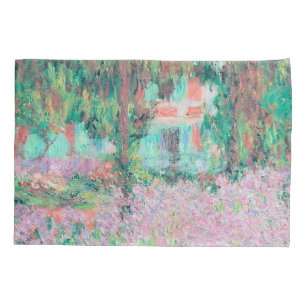 Irises in Monet's Garden Pillowcase