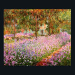 Irises in the Garden by Monet Poster<br><div class="desc">”Irises in Monet’s Garden”, by Claude Monet.Oscar-Claude Monet was a founder of French Impressionist painting, and the most consistent and prolific practitioner of the movement's philosophy of expressing one's perceptions before nature, especially as applied to plein-air landscape painting. The term "Impressionism" is derived from the title of his painting ‘Impression,...</div>