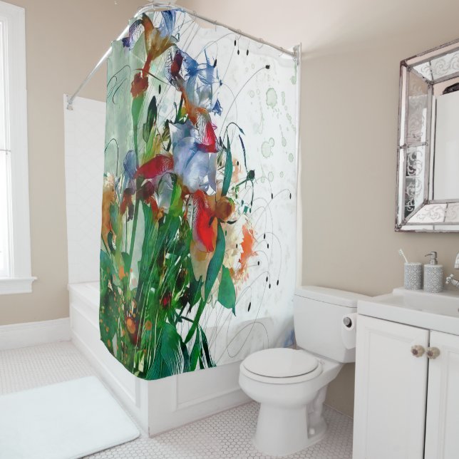Irises   Shower Curtain (In Situ)
