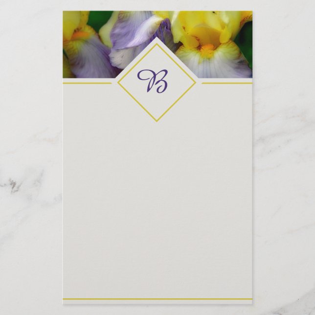 Irises  stationery (Front)