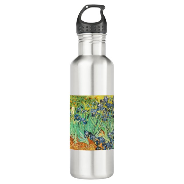 Irises - Van Gogh - c1889 710 Ml Water Bottle (Front)