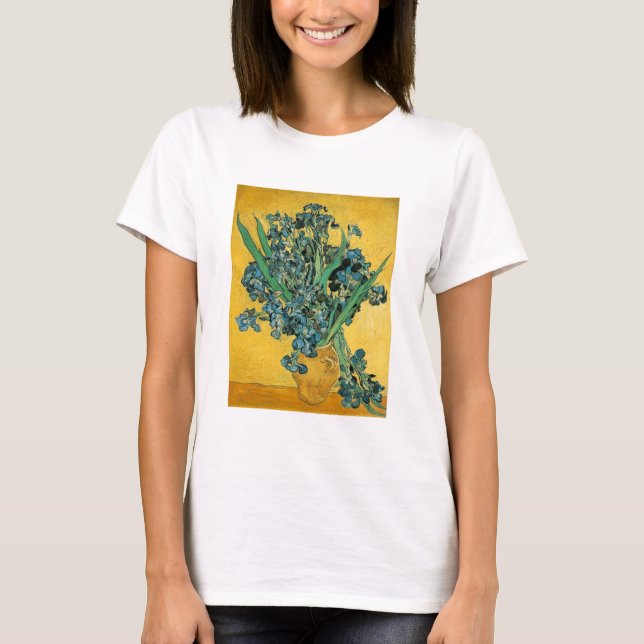 Irises - Van Gogh - c1890 T-Shirt (Front)