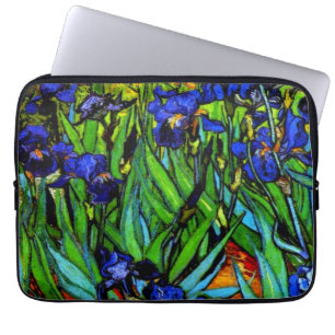 Irises, Van Gogh's famous floral painting Laptop Sleeve