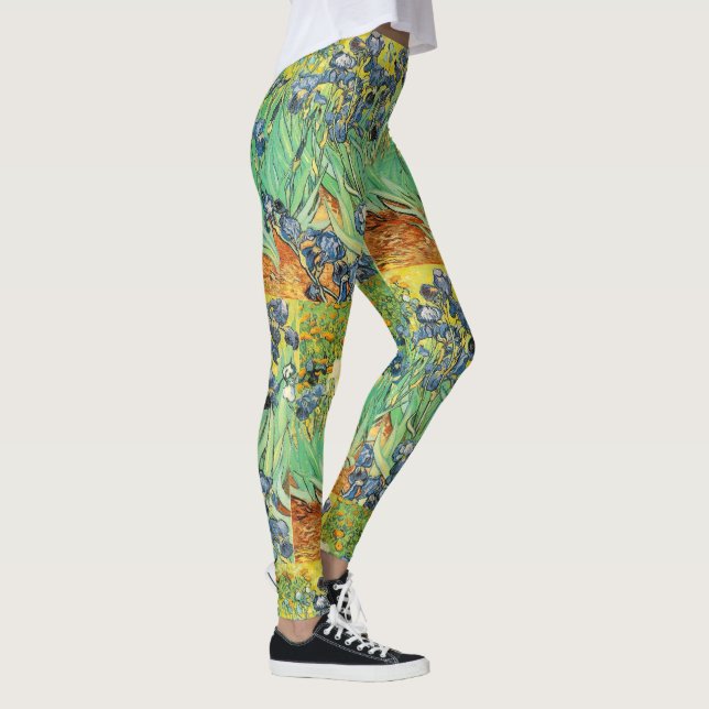 Irises_Vincent_van_Gogh_1889 Leggings (Right)