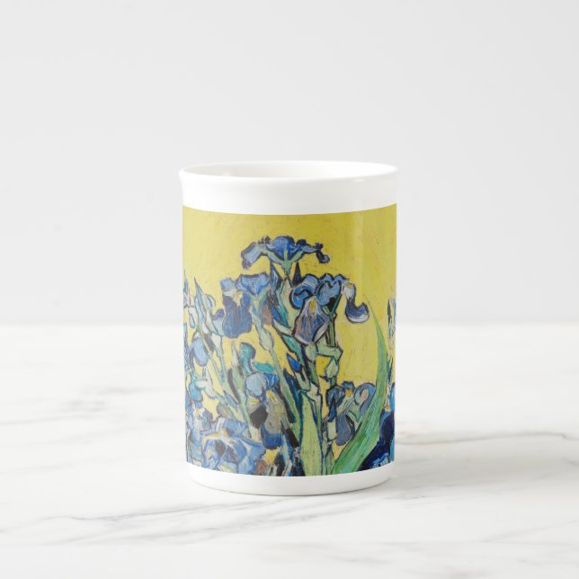Irises  Vincent van Gogh     Bone China Mug (Front)
