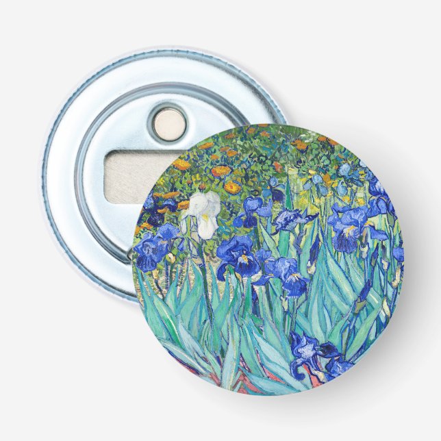 Irises Vincent van Gogh     Bottle Opener (Front)