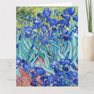 Irises Vincent van Gogh    Card